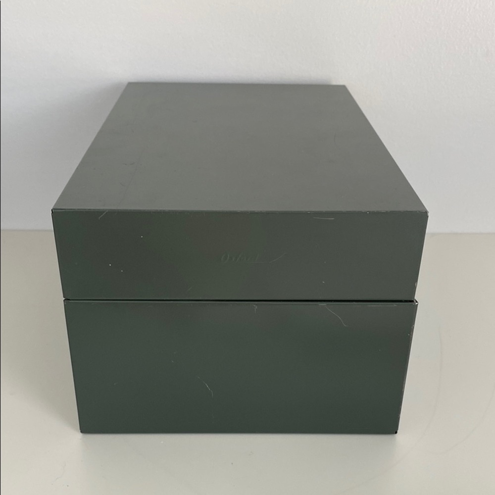Oxford Green Metal Storage Box